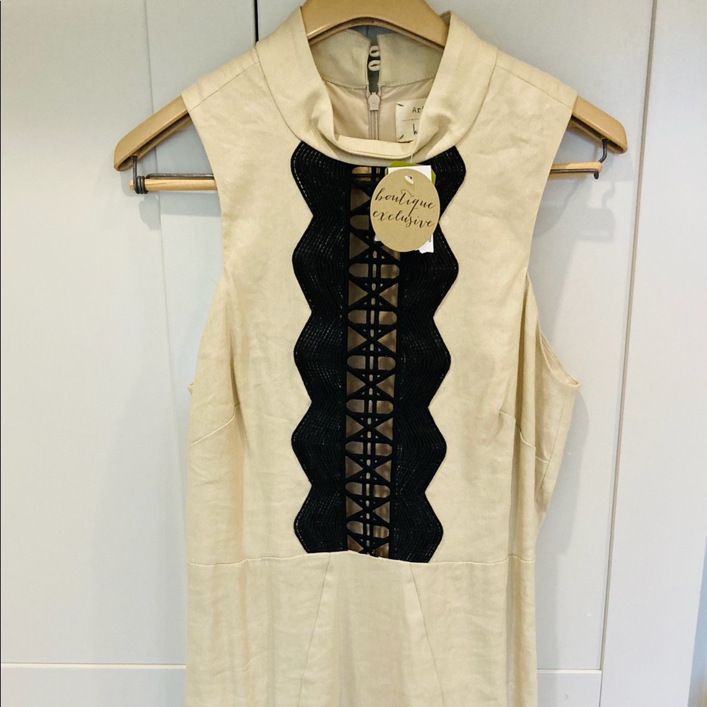 NWT Artelier Nicole Miller linen dress
